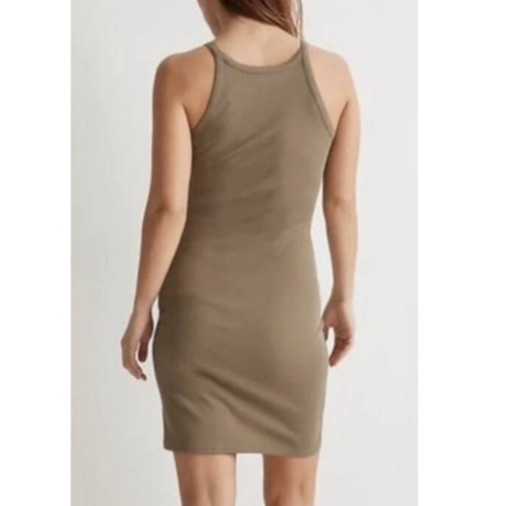 Madewell Olive Supima Rib Dress - Picture 2 of 5